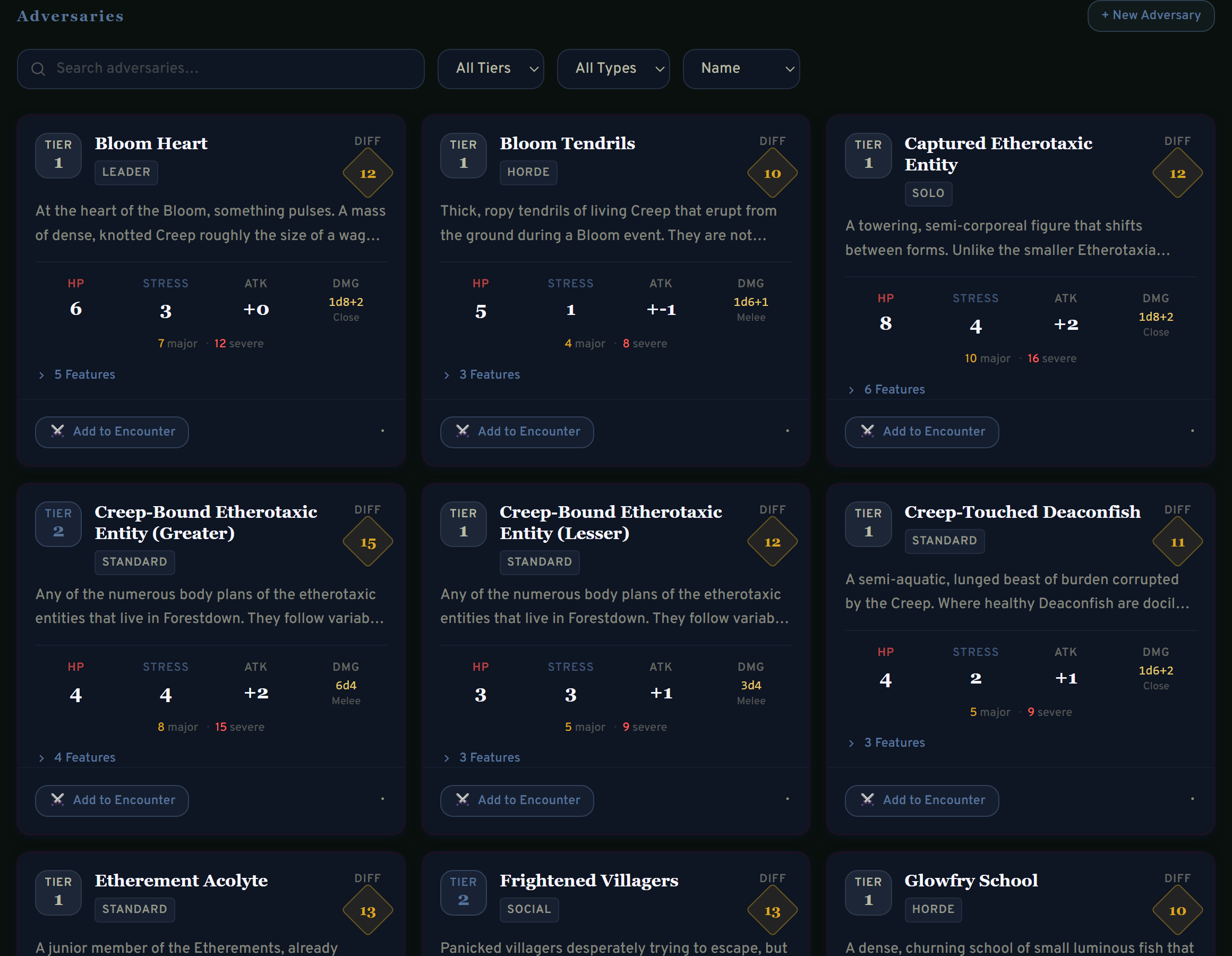 Diagram showing WebSocket connections between GM and players — dice broadcasts, pings, roll requests, and stat updates flowing in real time
